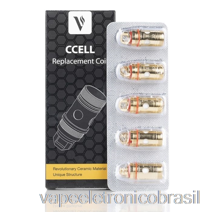 Vape Eletronico Vaporesso Ccell Bobinas De Substituição De Cerâmica 0,5ohm Ss316l